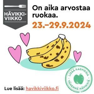 Hävikkiviikko, on aika arvostaa ruokaa teema.