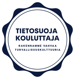 Tietosuojakouluttajan logo