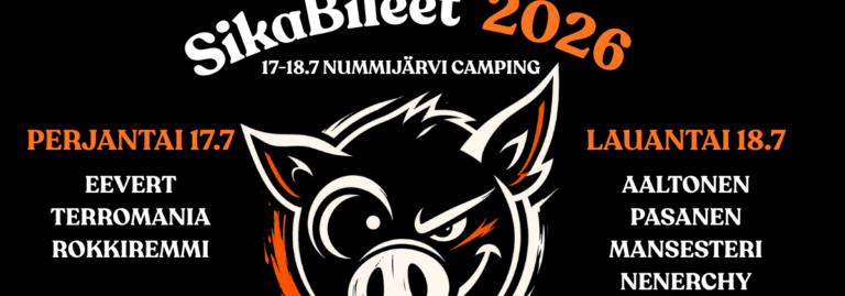 SikaBileet 17-18.7 – Nummijärvi Camping