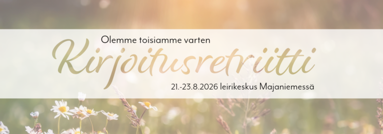 Olemme toisiamme varten -kirjoitusretriitti