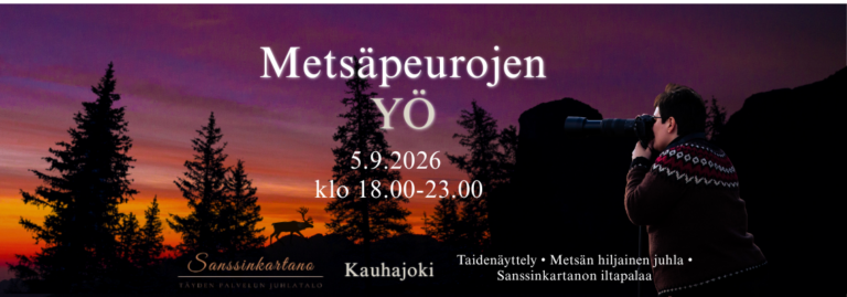 Metsäpeurojen YÖ 5.9.2026