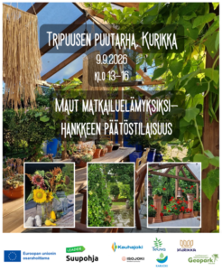 Maut-hankkeen päätöstilaisuus Tripuusen Puutarhalla 9.9.2026