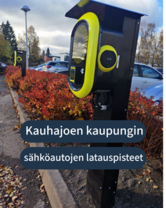Sähköautojen latauspisteet